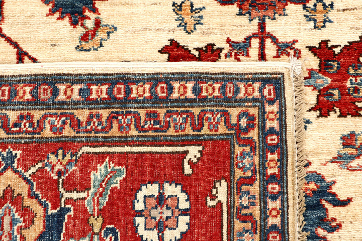 Blanched Almond Kazak 6' x 8' 4 - No. 64988 - ALRUG Rug Store