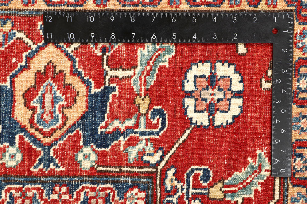 Blanched Almond Kazak 6' x 8' 4 - No. 64988 - ALRUG Rug Store