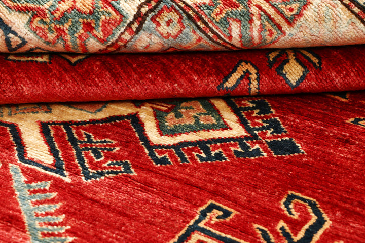 Firebrick Kazak 5' 10 x 7' 9 - No. 64989 - ALRUG Rug Store