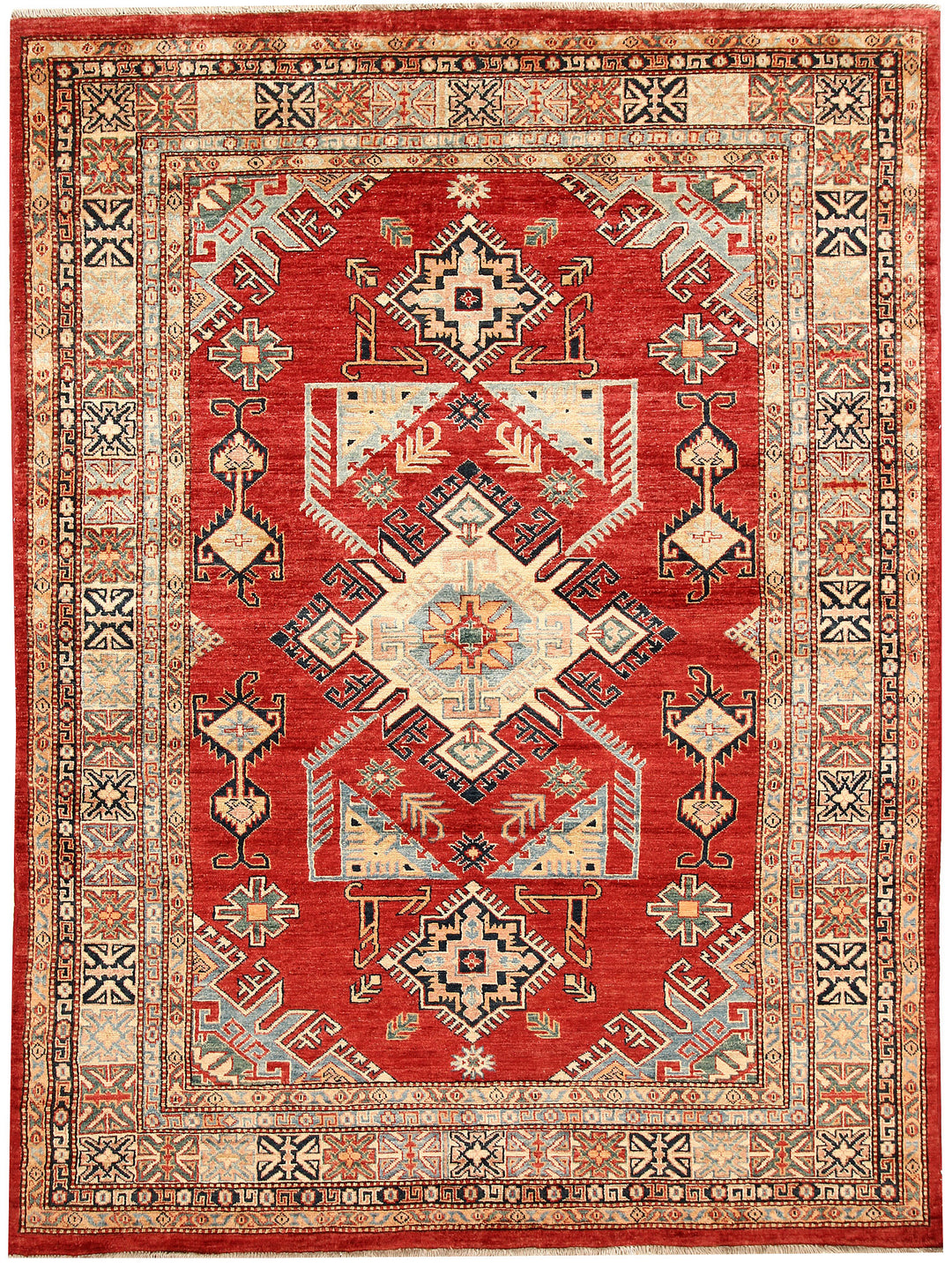 Firebrick Kazak 5' 10 x 7' 9 - No. 64989 - ALRUG Rug Store
