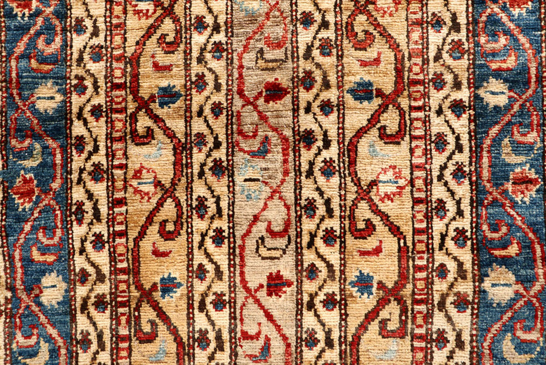 Multi Colored Kazak 5'  6" x 7'  6" - No. QA61958