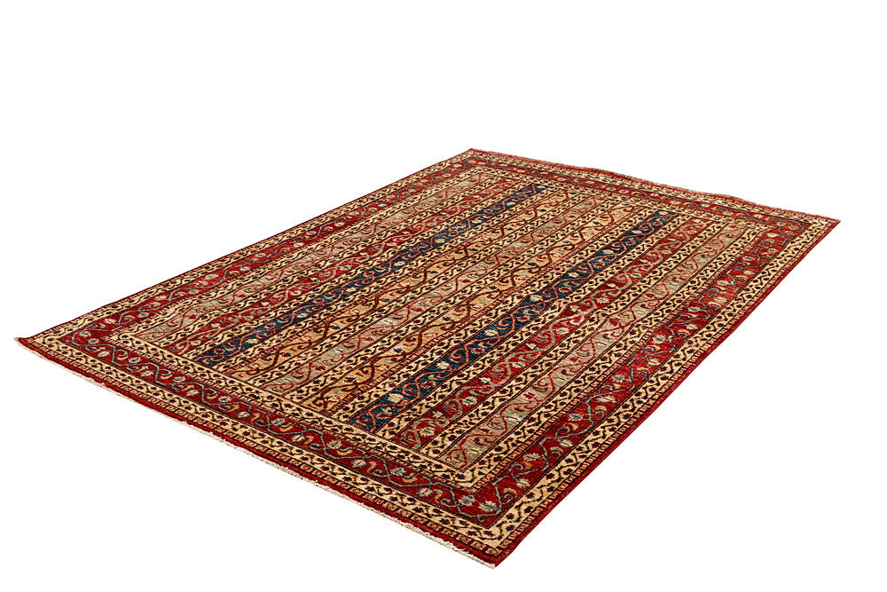Multi Colored Kazak 5' 6 x 7' 6 - No. 64991 - ALRUG Rug Store