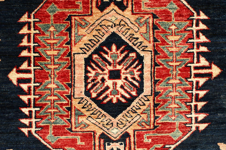 Dark Blue Kazak 5' 6 x 9' 2 - No. 64993 - ALRUG Rug Store