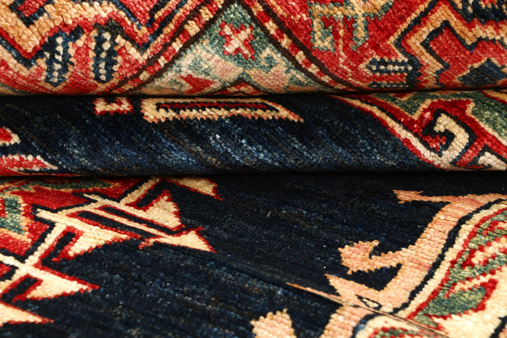 Dark Blue Kazak 5' 6 x 9' 2 - No. 64993 - ALRUG Rug Store