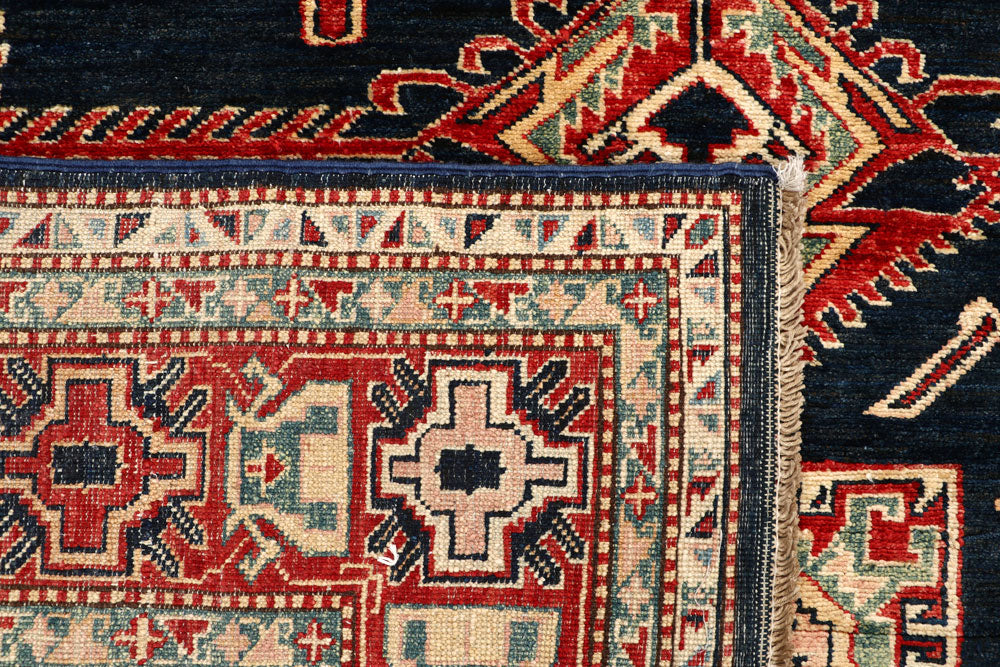 Dark Blue Kazak 5' 6 x 9' 2 - No. 64993 - ALRUG Rug Store