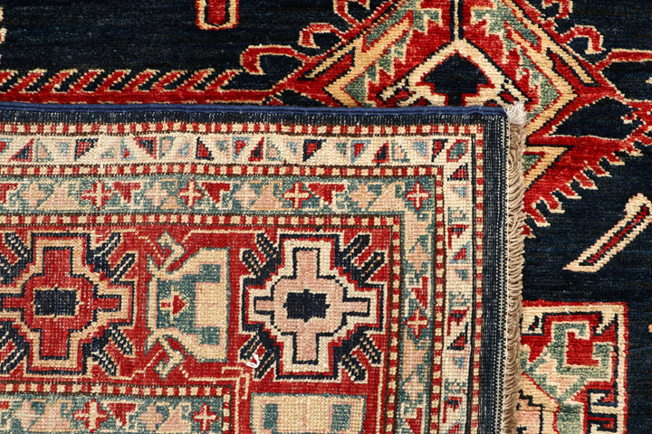 Dark Blue Kazak 5' 6 x 9' 2 - No. 64993 - ALRUG Rug Store