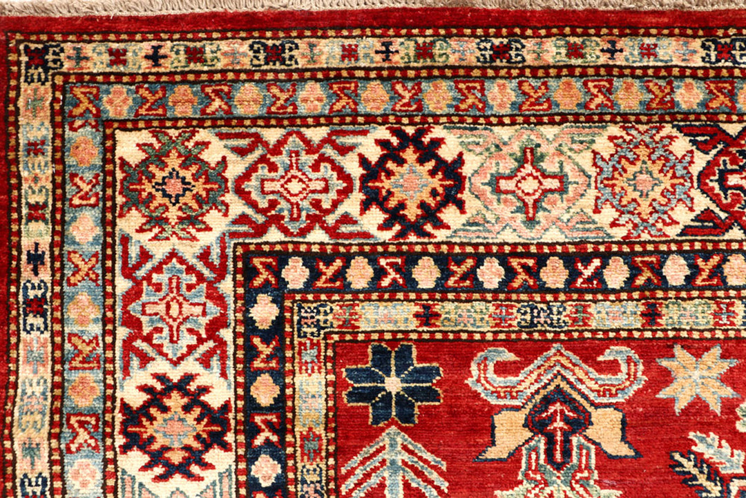 Firebrick Kazak 5'  7" x 8'  10" - No. QA50490