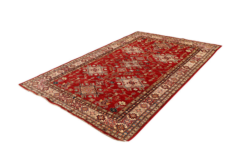 Firebrick Kazak 5'  7" x 8'  10" - No. QA50490