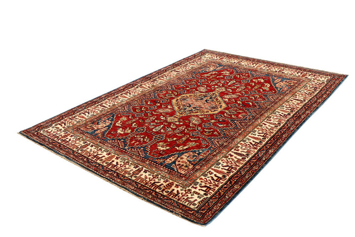 Firebrick Kazak 5' 6 x 8' - No. 64995 - ALRUG Rug Store