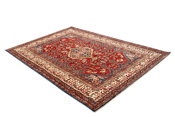Firebrick Kazak 5' 6 x 8' - No. 64995 - ALRUG Rug Store