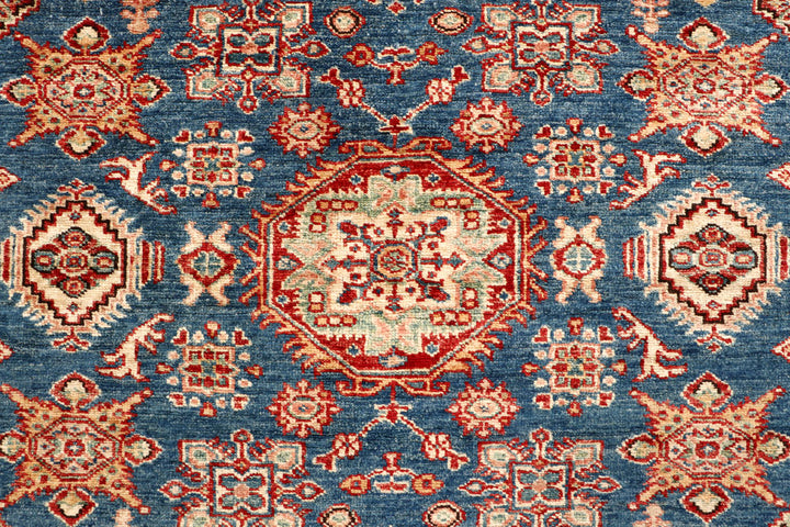 Steel Blue Kazak 5' 6 x 7' 7 - No. 64996 - ALRUG Rug Store