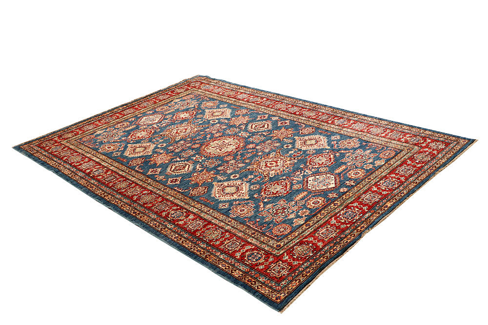 Steel Blue Kazak 5' 6 x 7' 7 - No. 64996 - ALRUG Rug Store