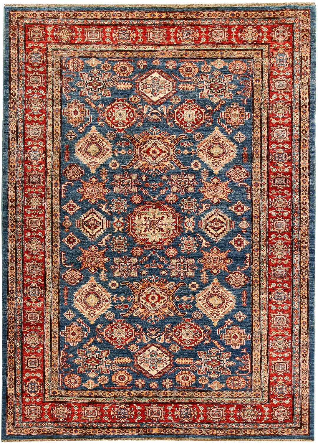 Steel Blue Kazak 5' 6 x 7' 7 - No. 64996 - ALRUG Rug Store