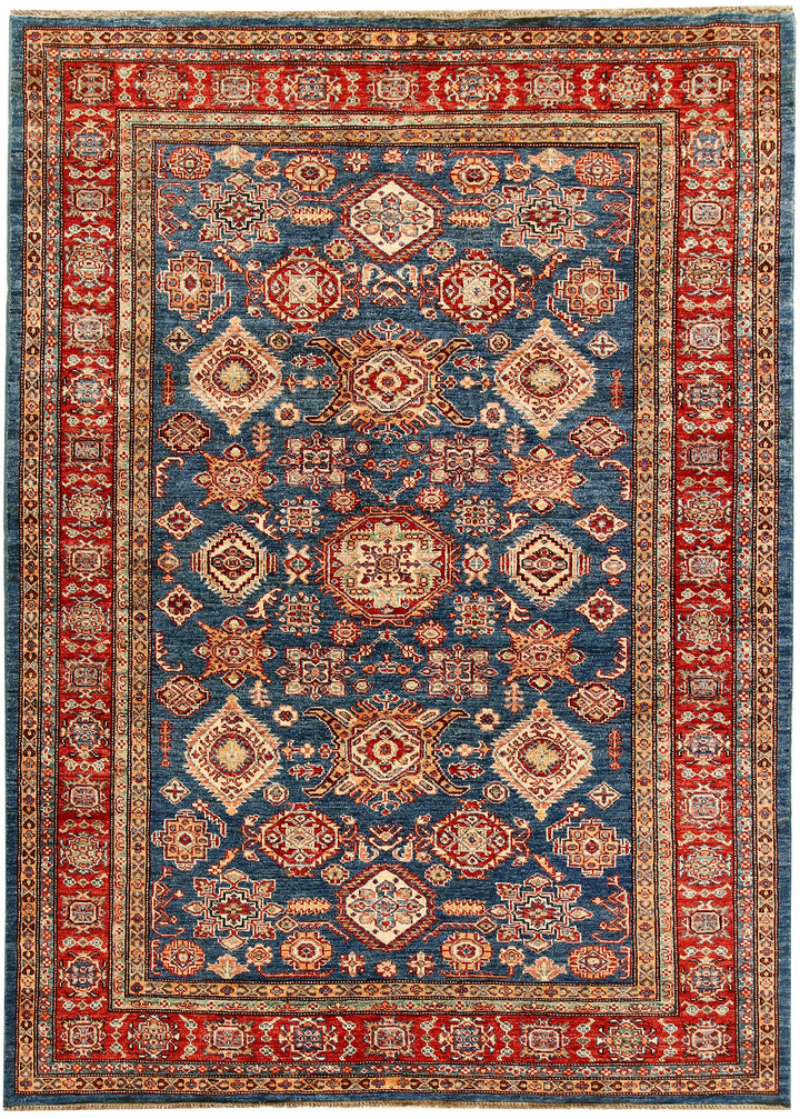 Steel Blue Kazak 5' 6 x 7' 7 - No. 64996 - ALRUG Rug Store