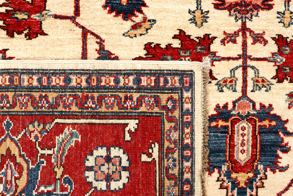 Blanched Almond Kazak 6' 1 x 8' 6 - No. 64998 - ALRUG Rug Store