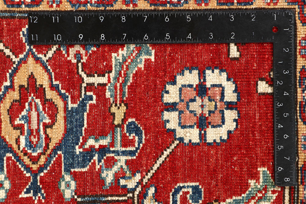 Blanched Almond Kazak 6' 1 x 8' 6 - No. 64998 - ALRUG Rug Store