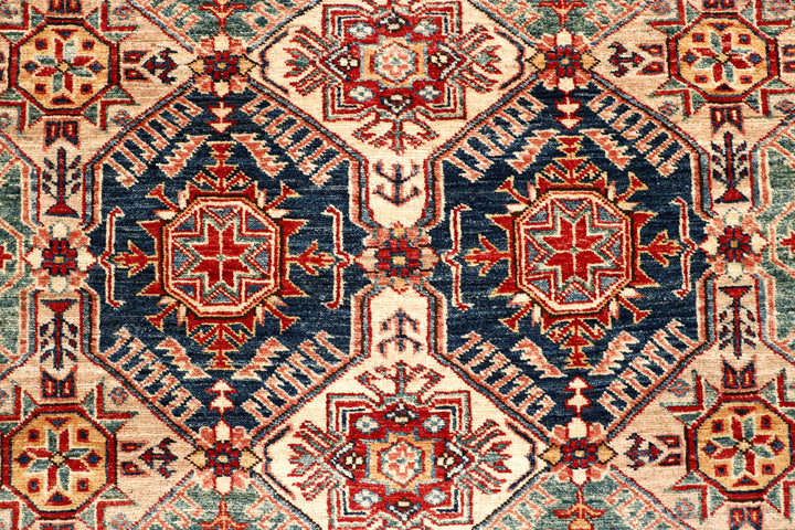 Multi Colored Kazak 5' 9 x 9' 1 - No. 65000 - ALRUG Rug Store