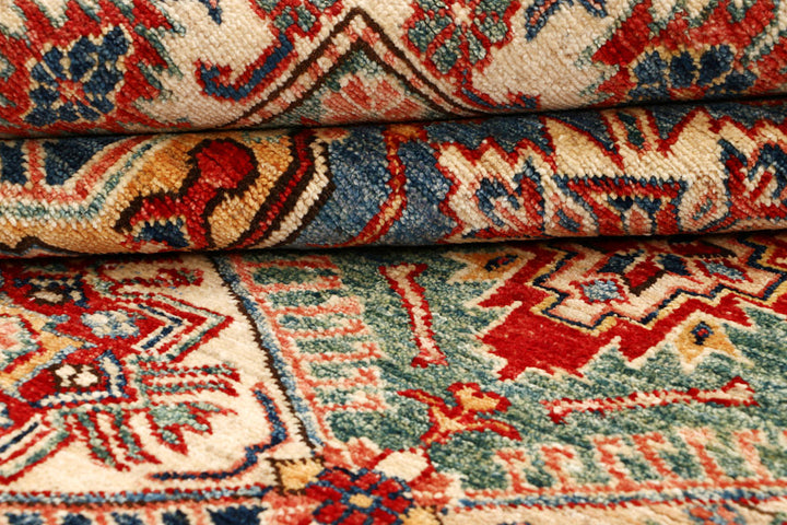 Multi Colored Kazak 5' 9 x 9' 1 - No. 65000 - ALRUG Rug Store