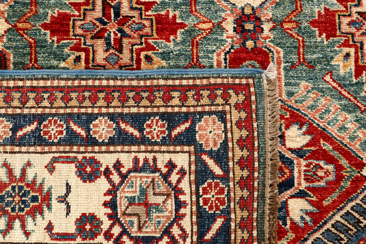Multi Colored Kazak 5' 9 x 9' 1 - No. 65000 - ALRUG Rug Store