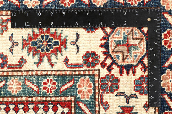 Multi Colored Kazak 5' 9 x 9' 1 - No. 65000 - ALRUG Rug Store