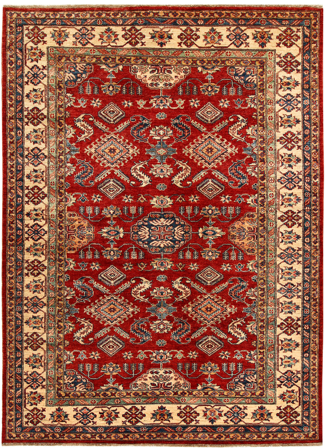 Firebrick Kazak 5' 8 x 7' 11 - No. 65001 - ALRUG Rug Store