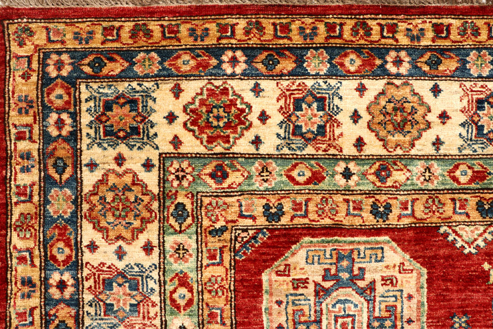 Firebrick Kazak 5' 8 x 8' 2 - No. 65002 - ALRUG Rug Store