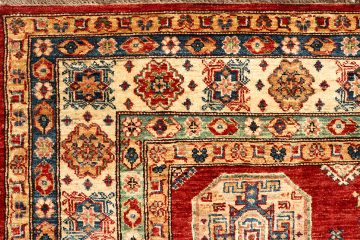 Firebrick Kazak 5' 8 x 8' 2 - No. 65002 - ALRUG Rug Store