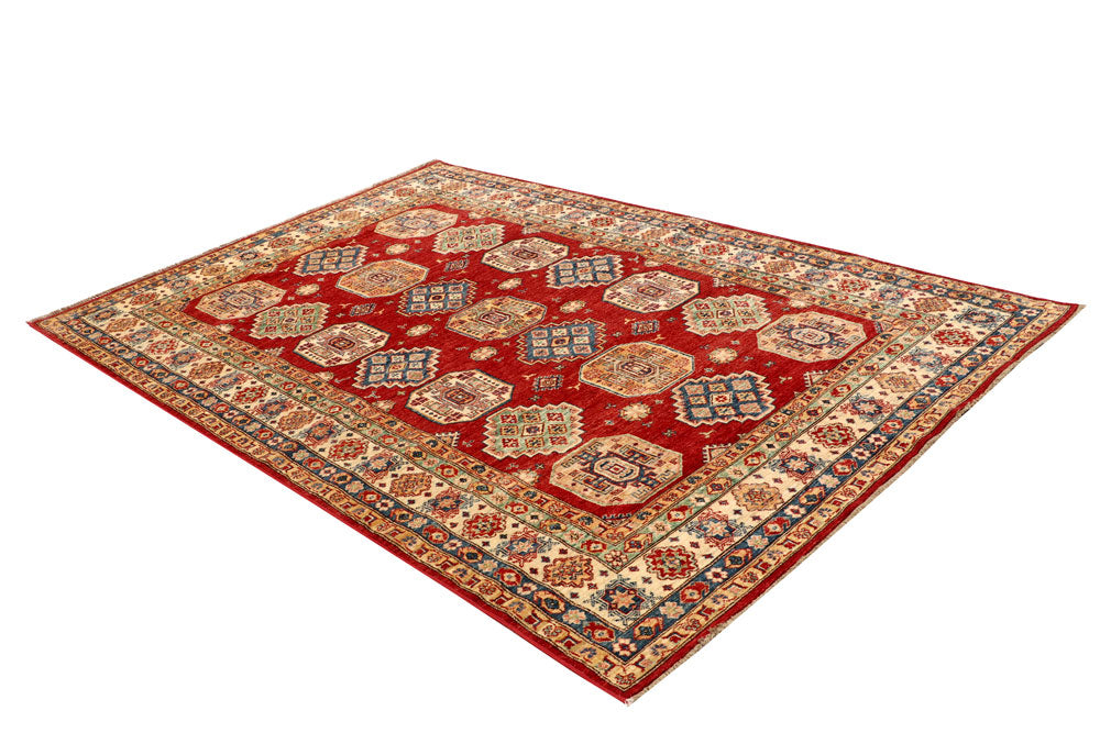 Firebrick Kazak 5' 8 x 8' 2 - No. 65002 - ALRUG Rug Store