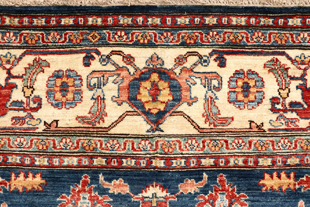 Dark Blue Kazak 5'  10" x 8'  6" - No. QA23178