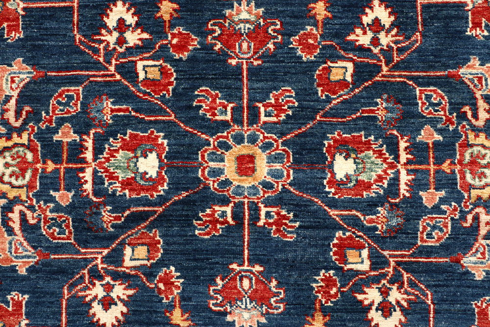 Dark Blue Kazak 5' 10 x 8' 6 - No. 65003 - ALRUG Rug Store