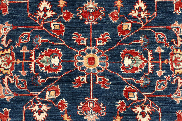 Dark Blue Kazak 5'  10" x 8'  6" - No. QA23178