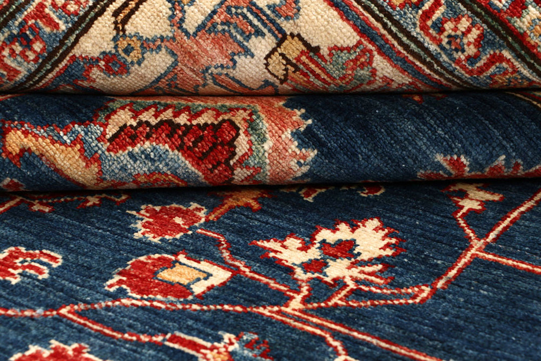 Dark Blue Kazak 5'  10" x 8'  6" - No. QA23178
