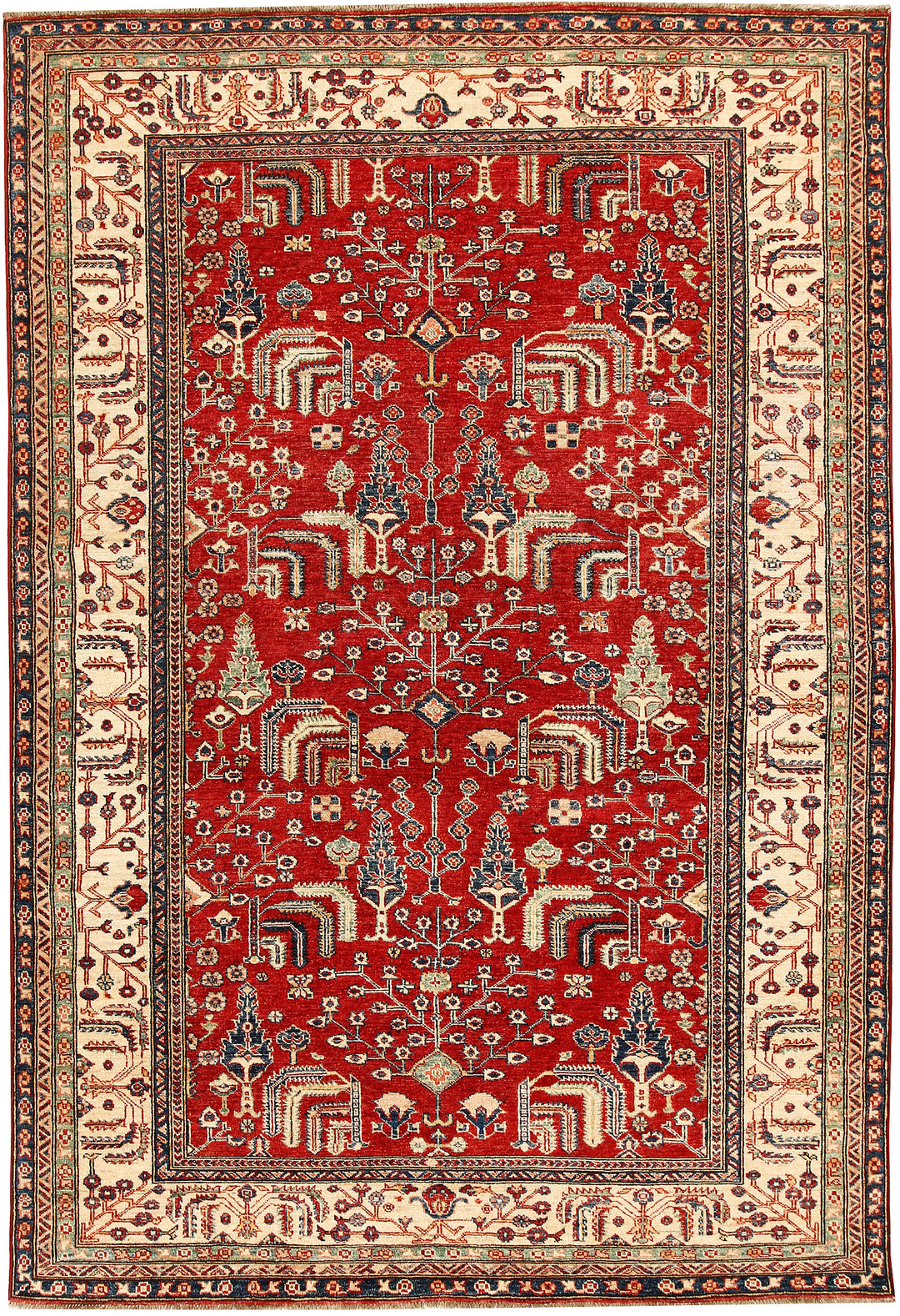 Firebrick Kazak 5' 11 x 8' 10 - No. 65004 - ALRUG Rug Store
