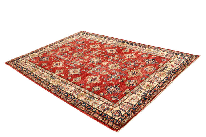 Firebrick Kazak 5' 10 x 8' 3 - No. 65005 - ALRUG Rug Store