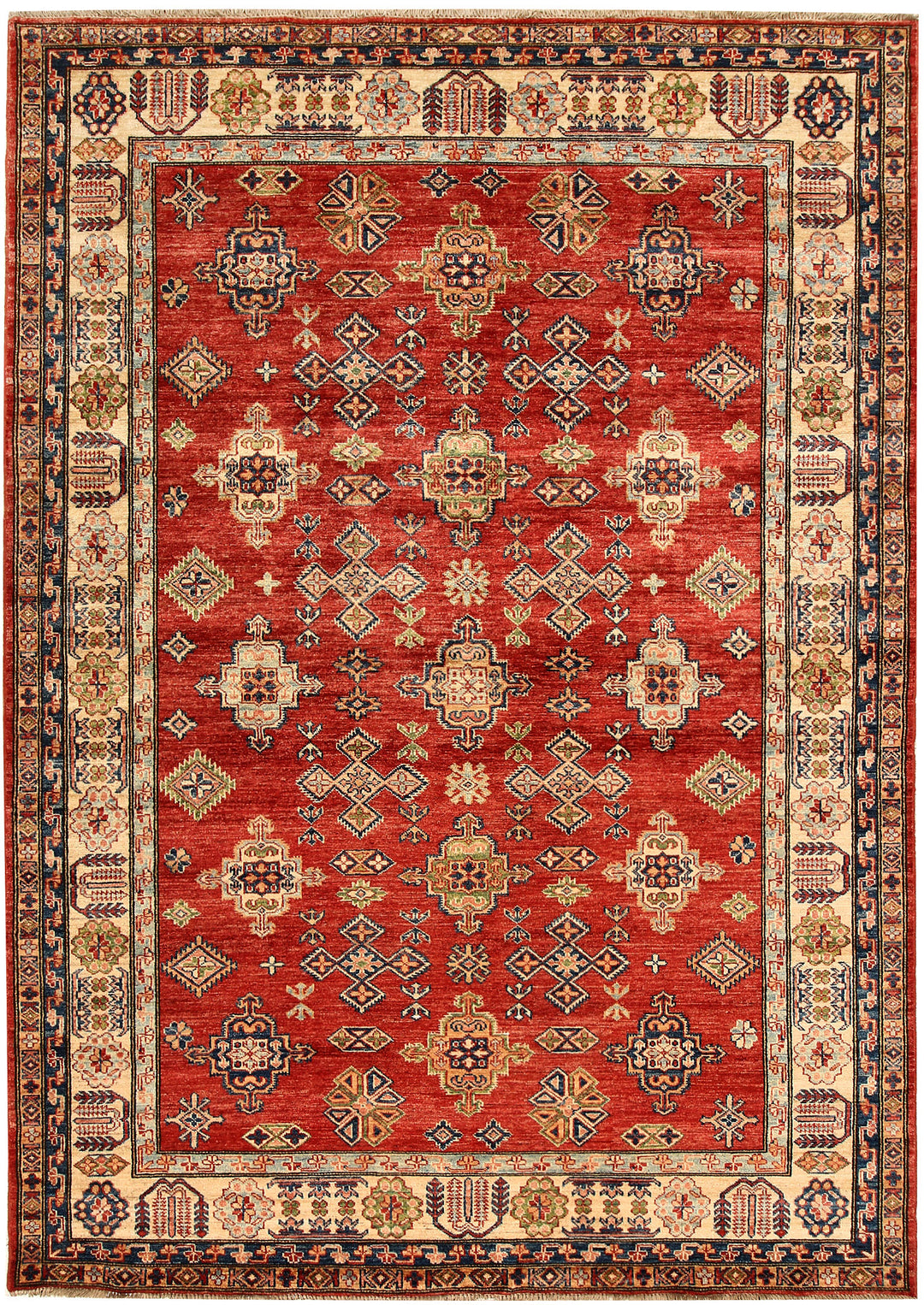 Firebrick Kazak 5' 10 x 8' 3 - No. 65005 - ALRUG Rug Store