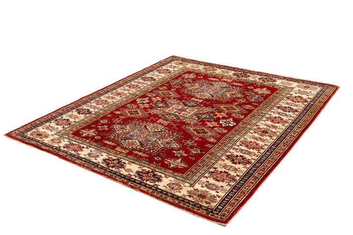 Firebrick Kazak 5' 10 x 6' 7 - No. 65006 - ALRUG Rug Store