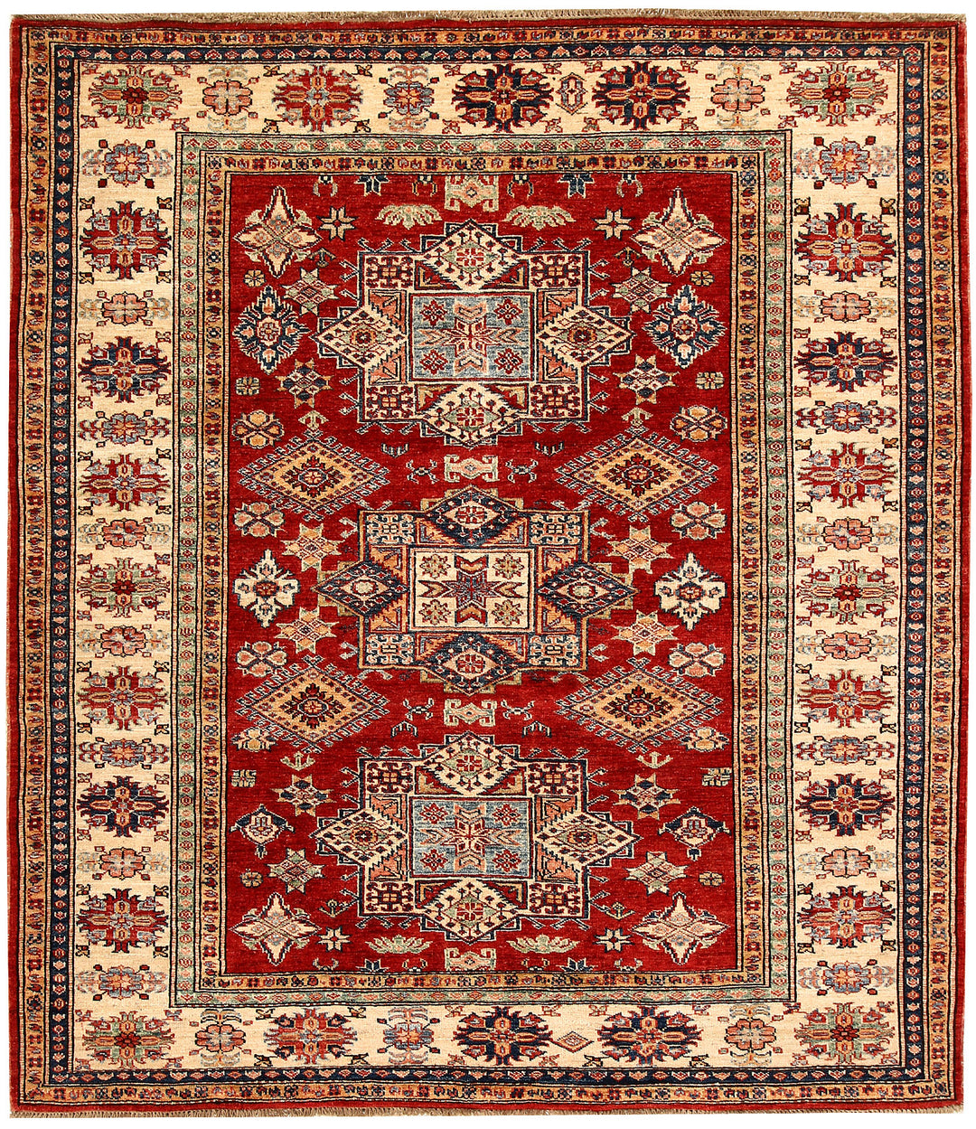 Firebrick Kazak 5' 10 x 6' 7 - No. 65006 - ALRUG Rug Store