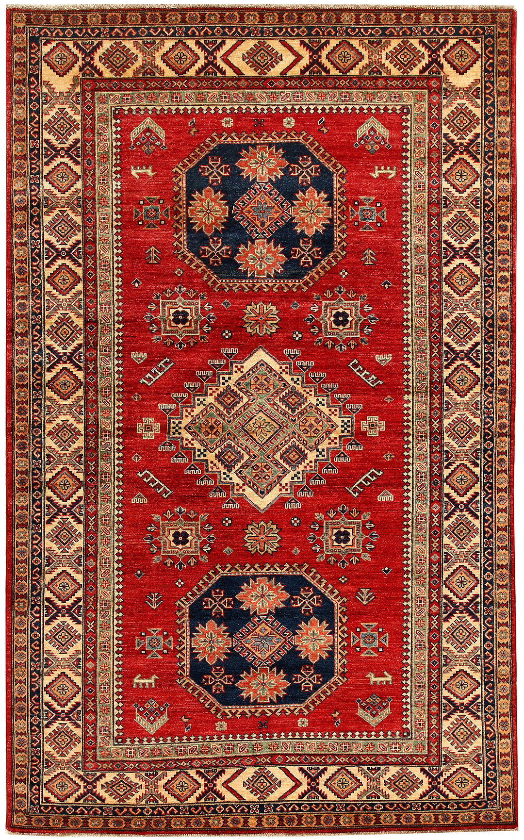 Firebrick Kazak 5' 4 x 8' 7 - No. 65007 - ALRUG Rug Store