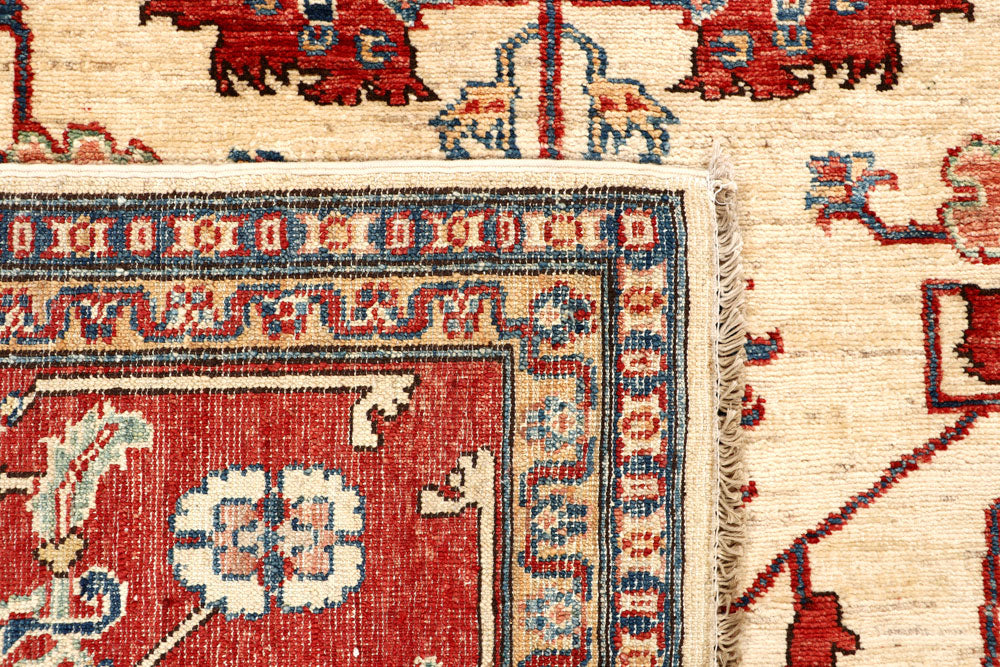 Blanched Almond Kazak 6' x 9' 5 - No. 65009 - ALRUG Rug Store