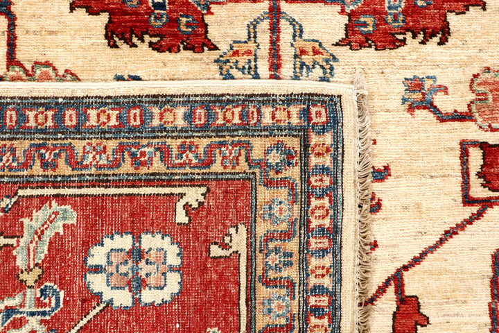 Blanched Almond Kazak 6' x 9' 5 - No. 65009 - ALRUG Rug Store