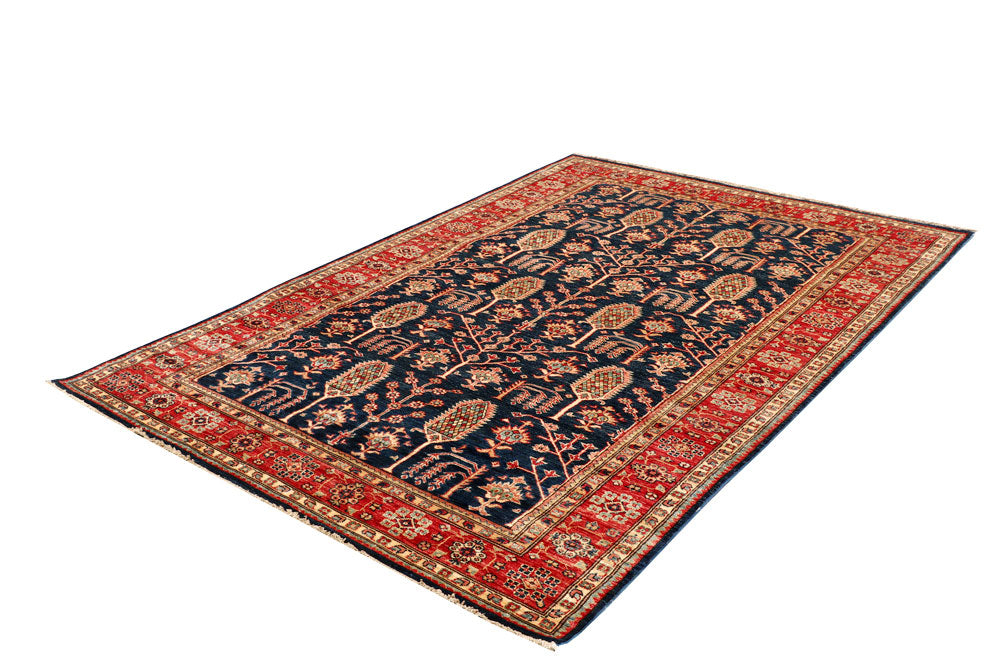Midnight Blue Kazak 5' 4 x 7' 10 - No. 65011 - ALRUG Rug Store