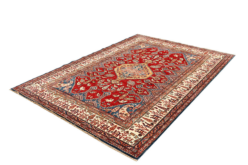 Firebrick Kazak 5' 8 x 7' 10 - No. 65012 - ALRUG Rug Store