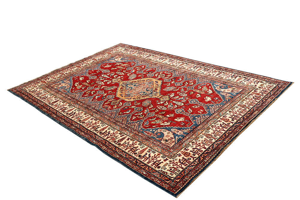 Firebrick Kazak 5' 8 x 7' 10 - No. 65012 - ALRUG Rug Store