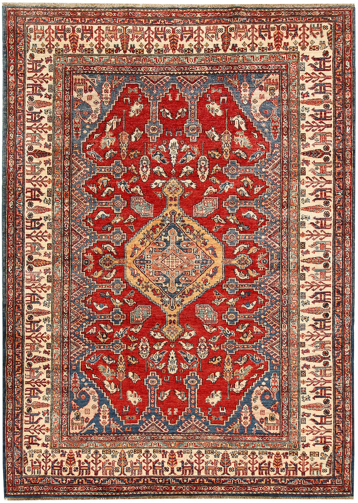 Firebrick Kazak 5' 8 x 7' 10 - No. 65012 - ALRUG Rug Store