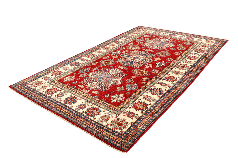Firebrick Kazak 5' 11 x 9' 5 - No. 65013 - ALRUG Rug Store