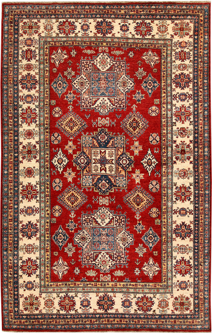 Firebrick Kazak 5' 11 x 9' 5 - No. 65013 - ALRUG Rug Store