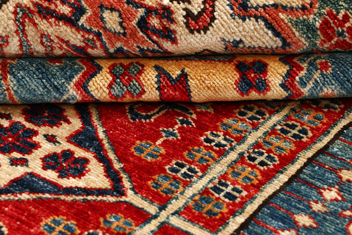 Steel Blue Kazak 6' x 7' 11 - No. 65014 - ALRUG Rug Store