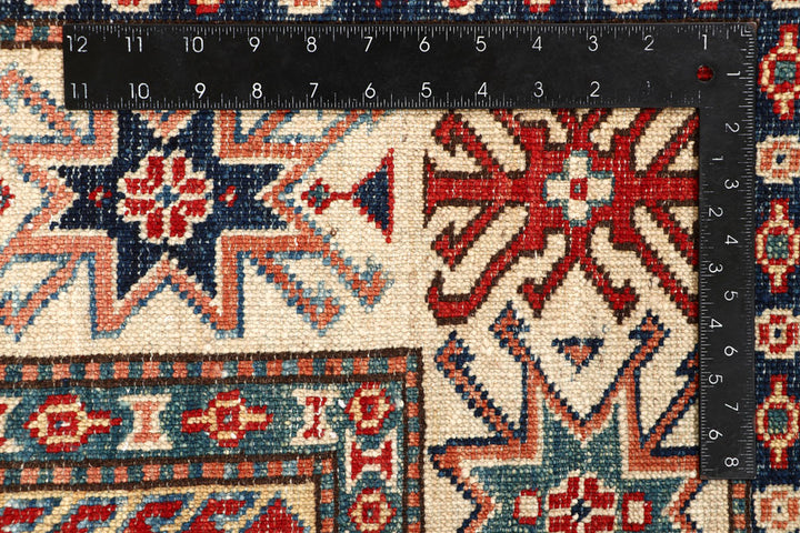 Steel Blue Kazak 6' x 7' 11 - No. 65014 - ALRUG Rug Store