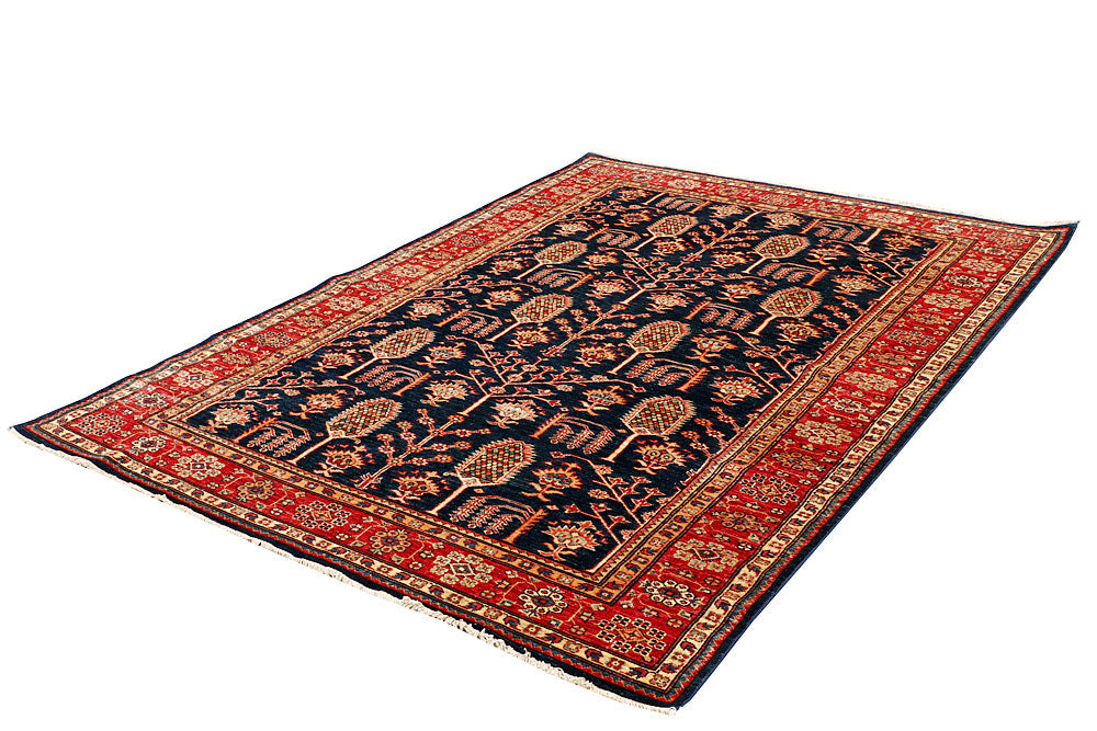 Midnight Blue Kazak 5' 6 x 7' 7 - No. 65015 - ALRUG Rug Store