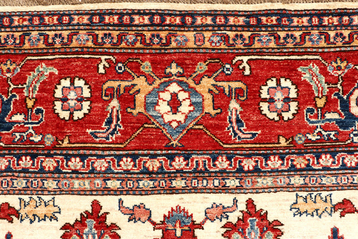 Cornsilk Kazak 5' 9 x 8' 9 - No. 65016 - ALRUG Rug Store